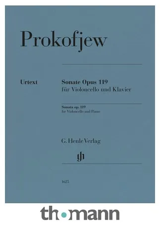 Henle Verlag Prokofjew Cellosonate op. 119