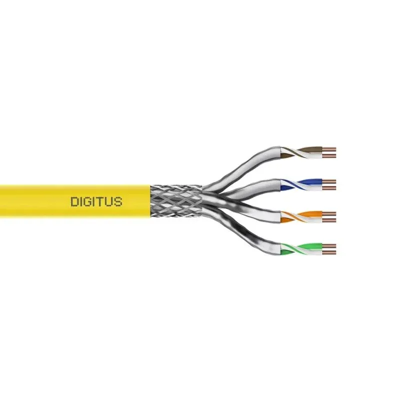 Digitus DK-1743-A-VH-1 cabo de rede Amarelo 100 m Cat7a DK-1743-A-VH-1