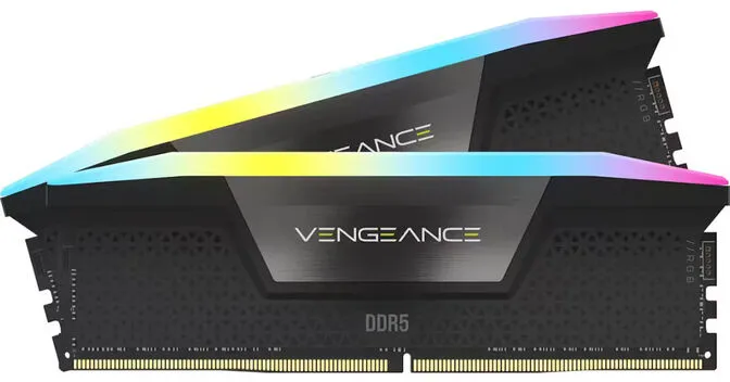 Corsair Kit 128GB (2 x 64GB) DDR5 6400Mhz Vengeance RGB Black CL42
