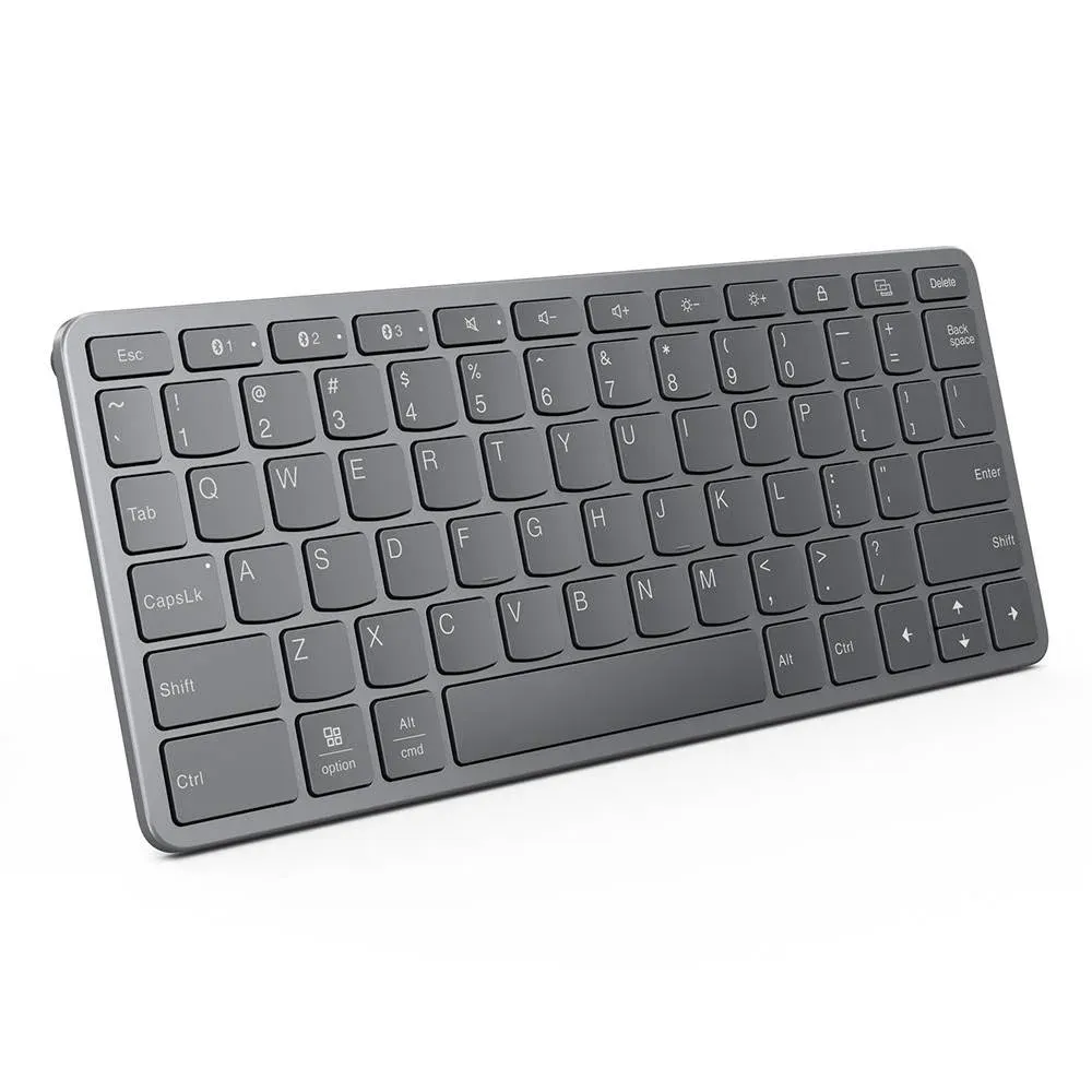Teclado Lenovo Multi-Device Wireless Tab Luna Cinzento