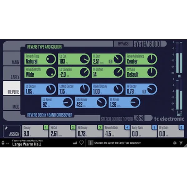 tc electronic VSS3 Space Simulation Reverb