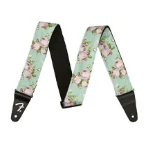 Correia guitarra Fender Floral Surf Green