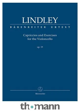 Bärenreiter Lindley Capriccios Cello op.15