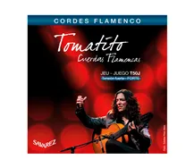 Jogo Cordas Guitarra Clássica Savarez T50J Tomatito Flamenco Tensão Forte