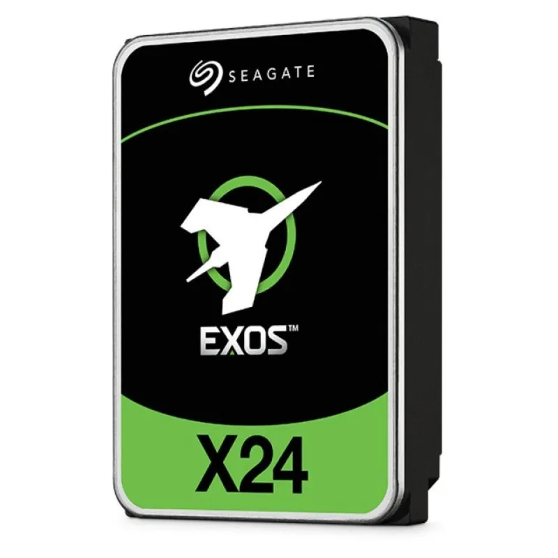 Disco Rígido Disco Duro Seagate 24 TB HDD 7200 RPM 6 Gbit/s Exos X24 3.5" + RV Sensors