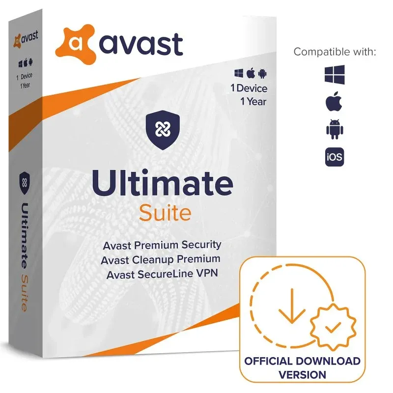 Avast Ultimate 10 Dispositivos 1 Ano Descarga Digital