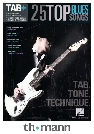 Hal Leonard Tab+ 25 Top Blues Songs