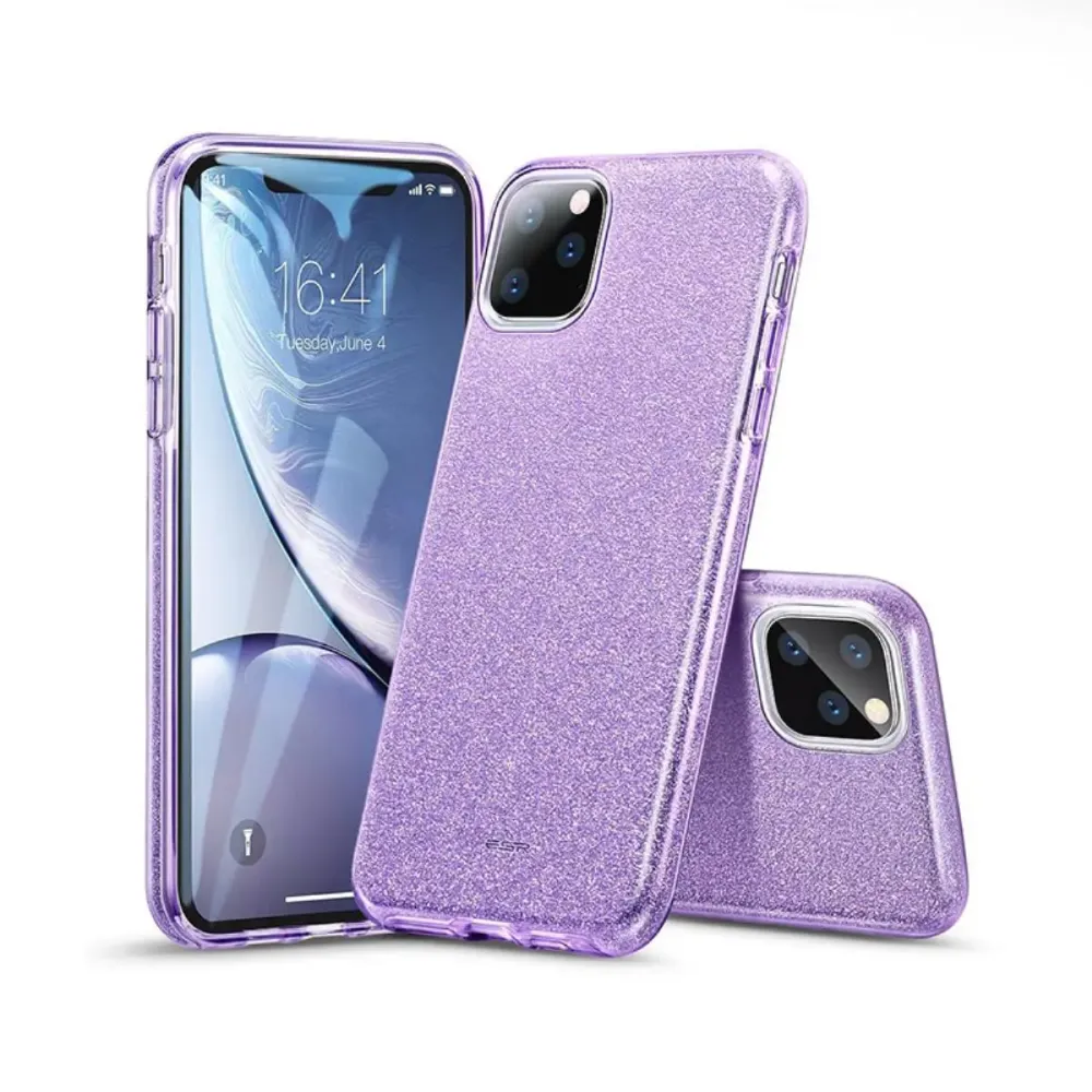 Capa Silicone Brilhantes ESR Makeup Apple iPhone 11 Pro Roxa