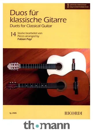 Ricordi Duos für klassische Gitarre 1
