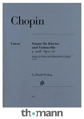 Henle Verlag Chopin Cellosonate op. 65