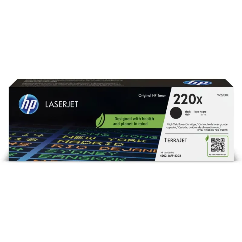 Toner HP 220X Preto Original LaserJet