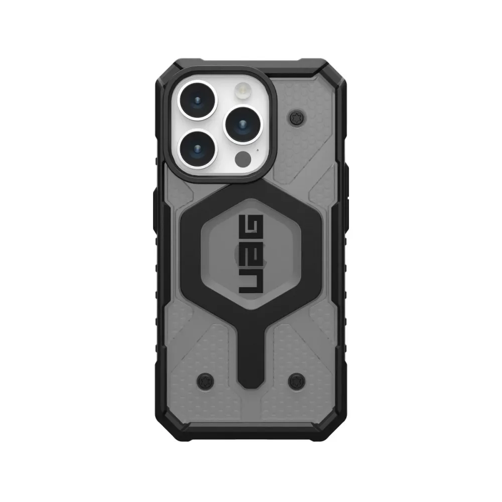 Urban Armor Gear Pathfinder iPhone 15 Pro c/Magsafe Ash