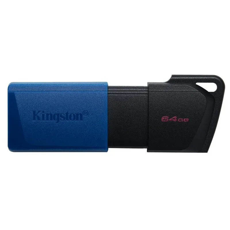 Pen USB Kingston DataTraveler Exodia M 64GB USB 3.2 Gen 1 Preto Azul Pack 2