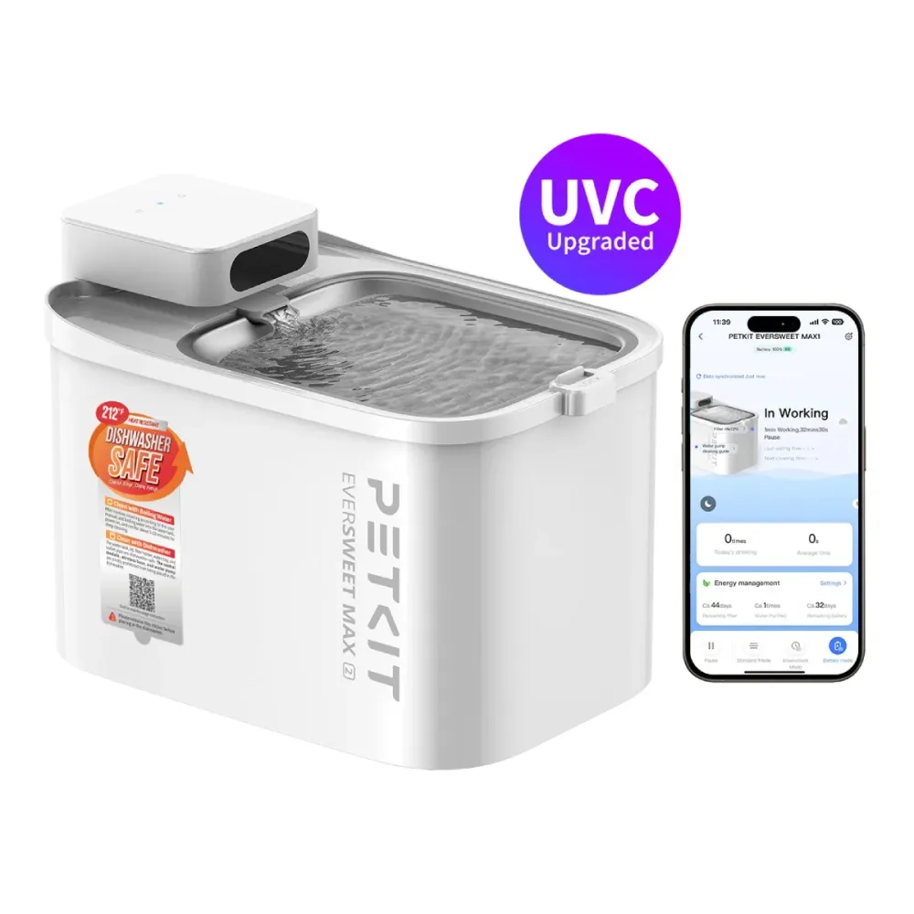 Fonte de Água Petkit Eversweet Max 2 UVC 3L Branca