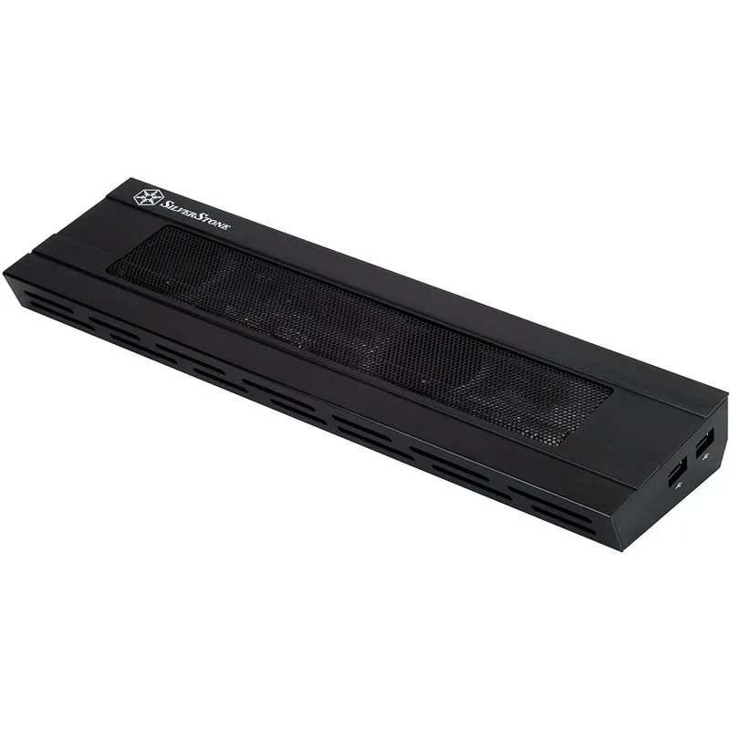 Silverstone NB02B Base Refrigeradora para Portátil Preta