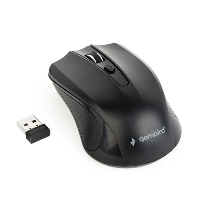 Rato Óptico Gembird MUSW-4B-04 Wireless 1600DPI Preto