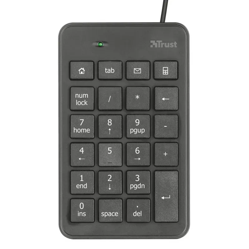 Trust Xalas Teclado Numérico Preto