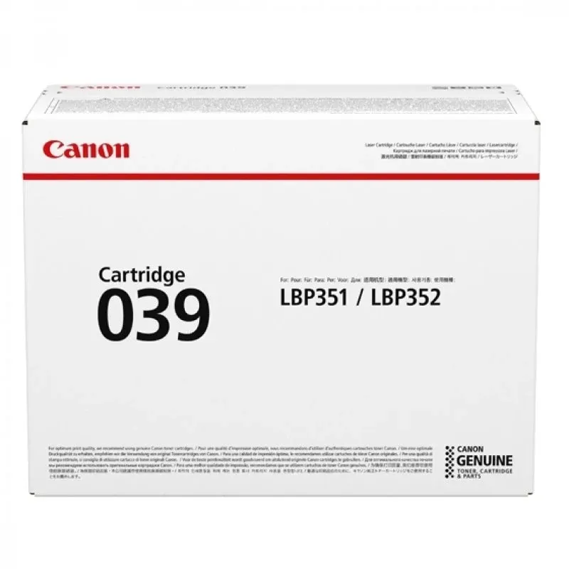 039 - Cartridge para: LBP352x, LBP351x