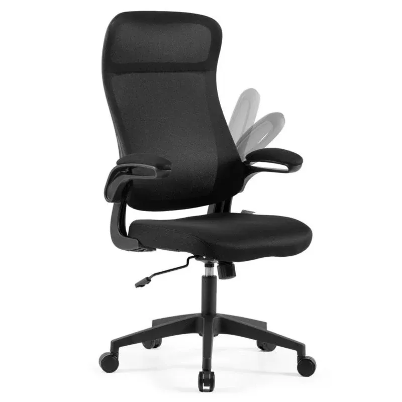 SENSE7 REVO Cadeira Ergonómica com Encosto de Malha, Apoios de Braços Rebatíveis e Base Robusta