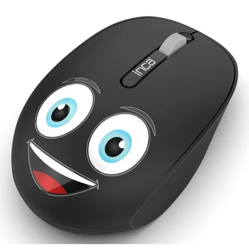 Ratón Inca IWM-245RS sem fios 1200 DPI preto ambidestro gaming