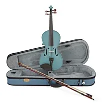 Violino 1/2 Stentor Harlequin Azul Claro Metalizado
