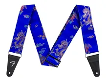 Correia de Guitarra Fender Satin Dragon Strap Royal Blue