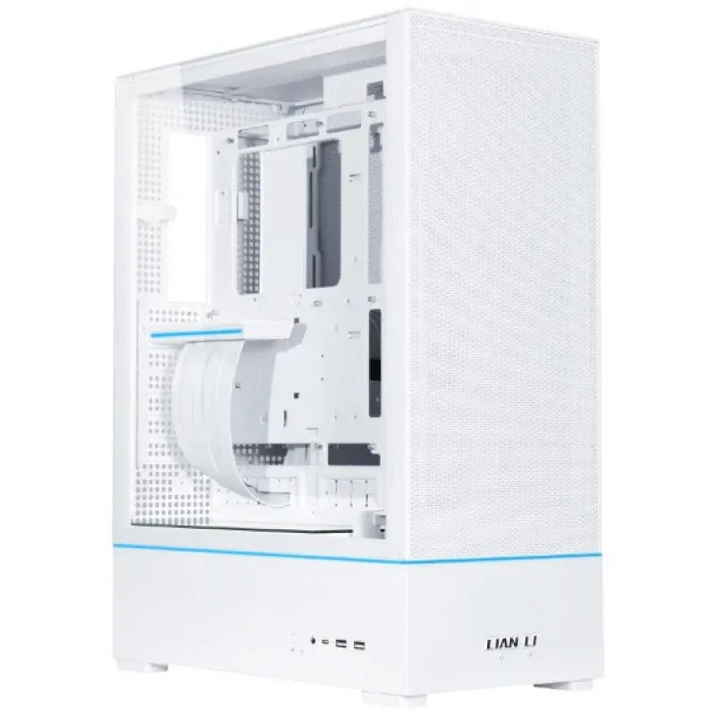 Caixa de Computador Lian-Li SUP01 Mid Tower ARGB Vidro Temperado USB-C 3.2 Branca