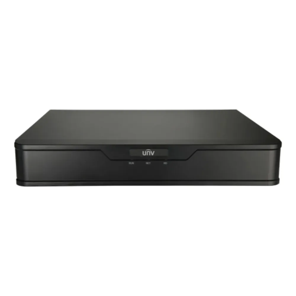 Gravador NVR Uniview 8 Canais 4K Preto - UV-NVR301-08S3