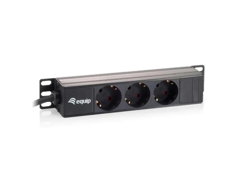 Extensão Equip 3 Tomadas Cee7/4 W. Cabo 1,8m Preto