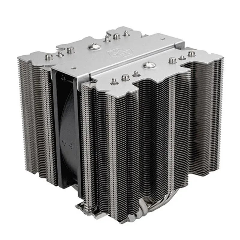 Cooler CPU Refrigeração Ar Silverstone Socket AM4 AM5 LGA1700 120mm XED120S Rolamento Duplo