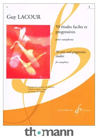Editions Billaudot 50 Etudes Faciles 1 Saxophon