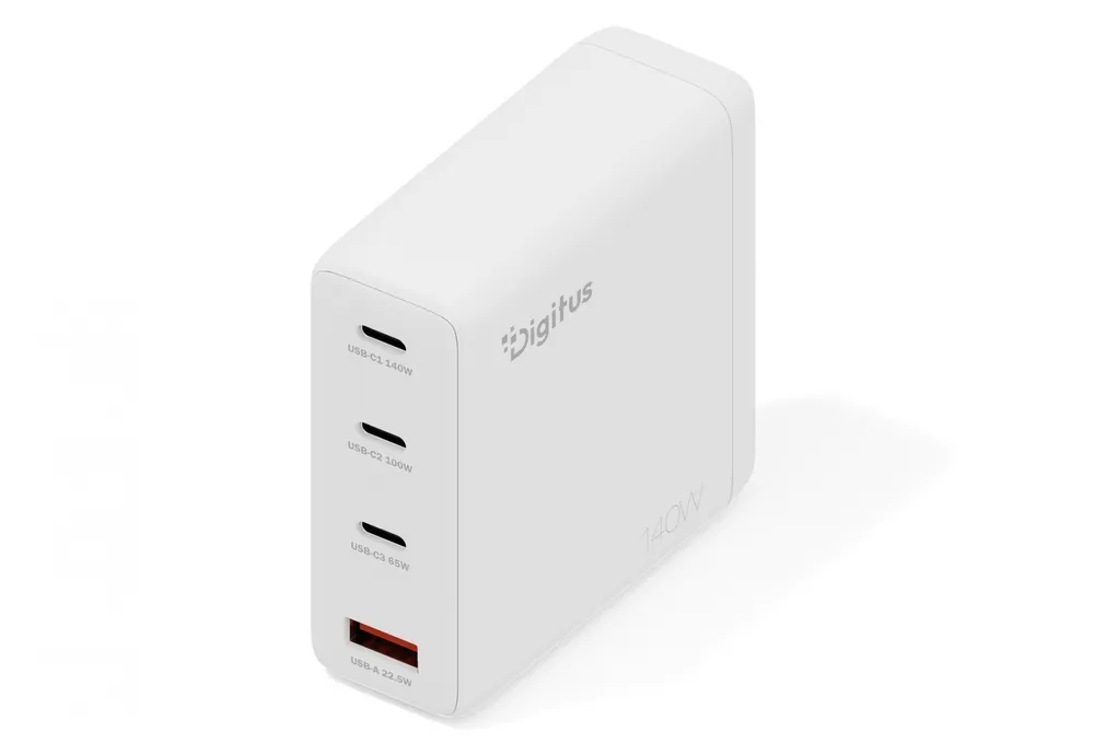 Digitus DA-10305 Carregador de parede GaN II 140W | 3x USB-C DA-10305