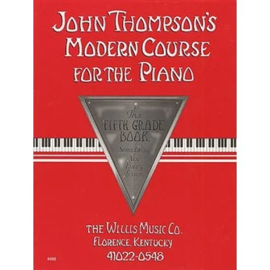 JOHN THOMPSON'S LIVRO Modern Course for the Piano The Fifth Grade