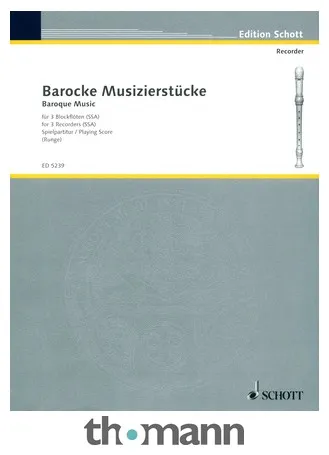 Schott Barocke Musizierstücke