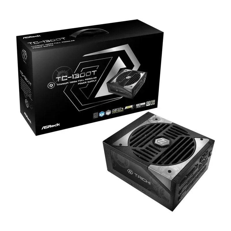 Asrock Taichi TC-1300T Fonte de Alimentação 1300W 80 PLUS Titanium