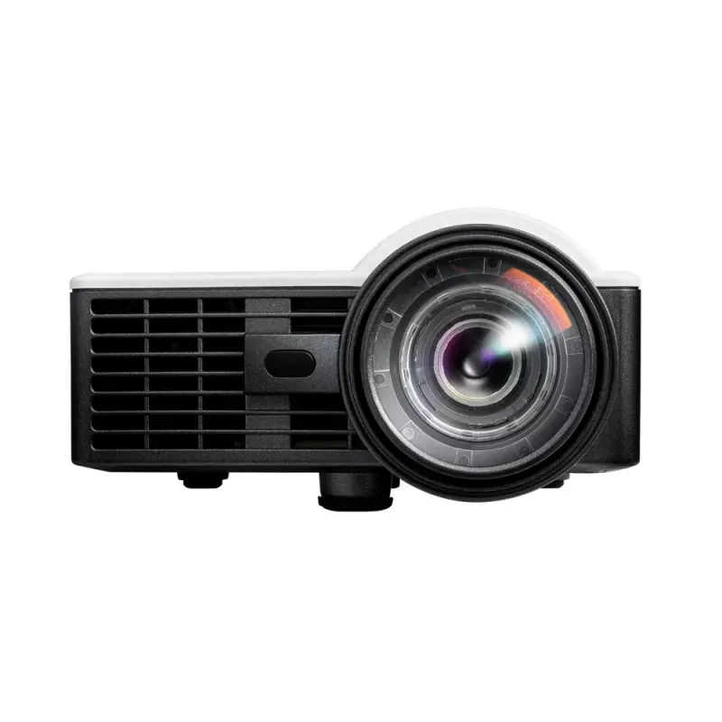 Optoma ML1050STi - Projector DLP - LED - 3D - 1000 lumens - WXGA (1280 x 800) - 16:10 - 720p - lentes fixas de projeção de curta distância - branco, cinza