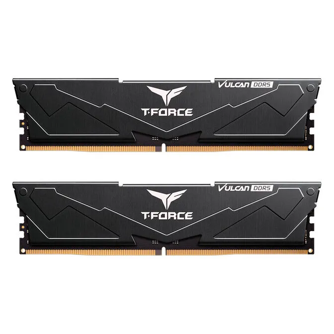 Team Group Kit 32GB (2 x 16GB) DDR5 6400MHz Vulcan Z Preto CL32