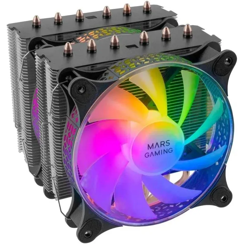 Cooler CPU Mars Gaming MCPU-XT ARGB Cooler de CPU 120mm Preto