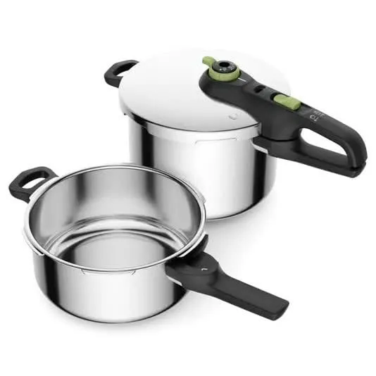 Panela De Pressão Rápida Tefal P25843 Secure Tr 6+4L