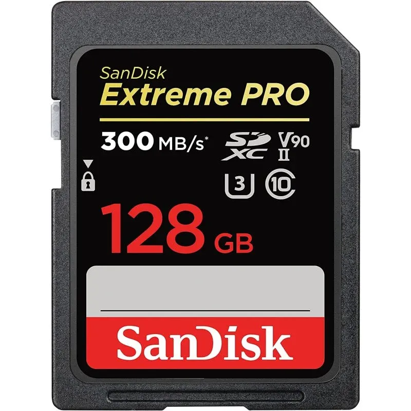 SanDisk Extreme PRO cartão de memória 128 GB SDXC UHS-II Classe 10