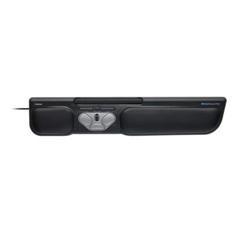 Rato Contour Design RollerMouse Pro3 USB Tipo-C 2400 DPI Preto Ambidestro