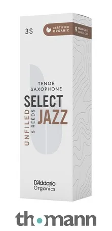 DAddario Woodwinds Organic Sel. Jazz Unf. TEN 3S