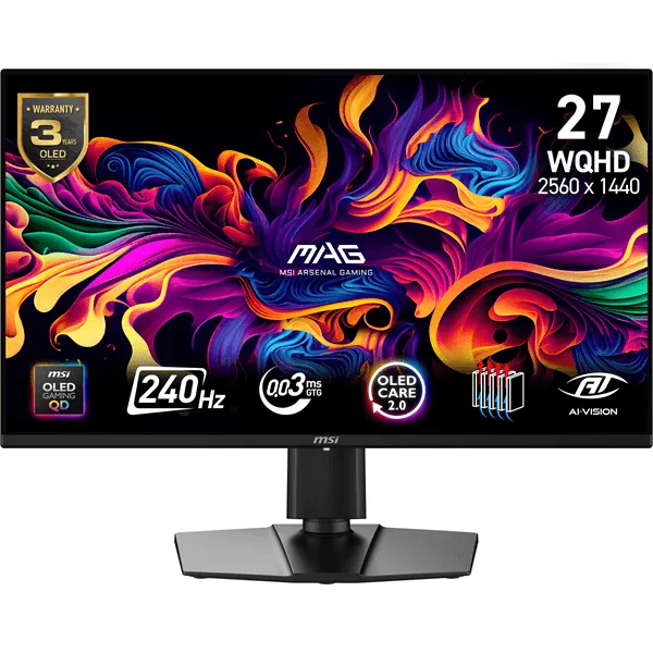 Monitor MSI MAG 274QP QD-OLED X24 26.5″ WQHD 2.5K