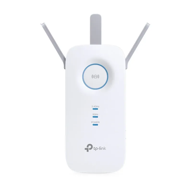 AC1750 Dual Band Wireless Wall Plugged Range Extender, Qualcomm, 1300Mbps at 5Ghz + 450Mbps at 2.4Ghz, 802.11ac/a/b/g/n, 1 10/100/1000M LAN, Ranger Extender button, Range extender mode, with 3 fixed Antennas