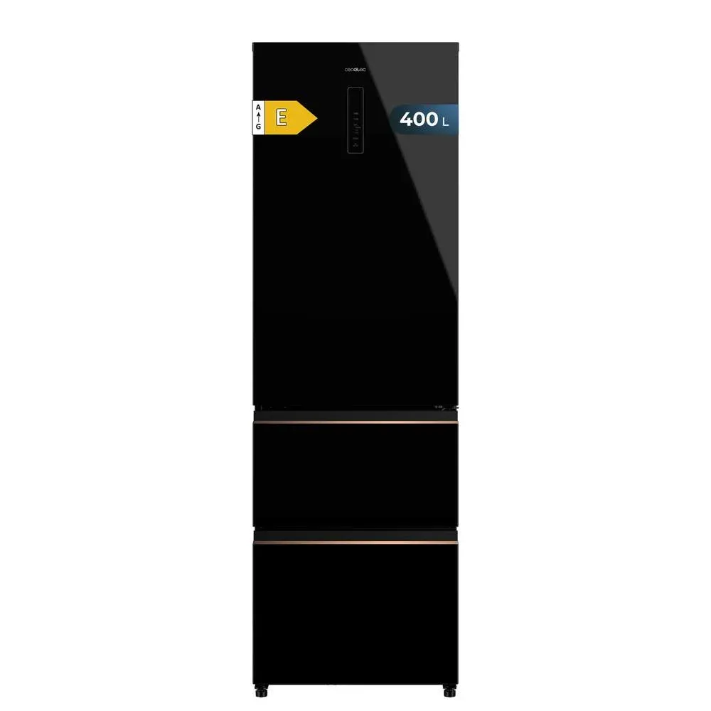 Frigorífico Combinado Bolero FD 400 Black Glass E CECOTEC