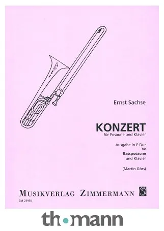 Zimmermann Verlag Sachse Konzert Bassposaune