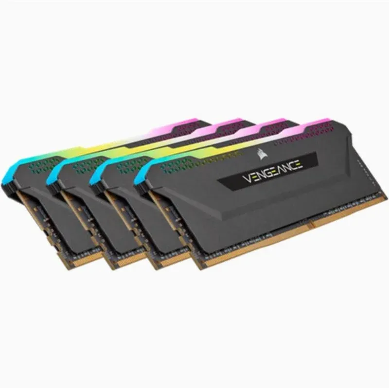 Memória RAM Corsair Vengeance RGB Pro 64GB 4x16GB DDR4 3200MHz CL16 RGB Preto