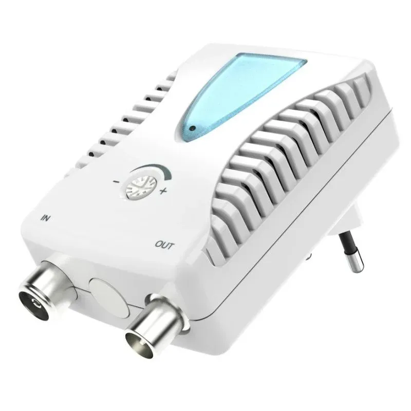 Amplificador de Antena Hama 00205234 Branco 25 dB Regulável Coaxial