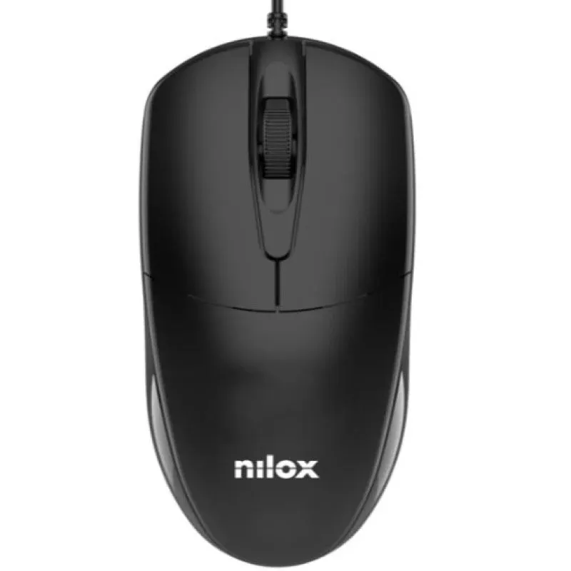 Nilox MOUSB1011 Rato USB 1200DPI Preto