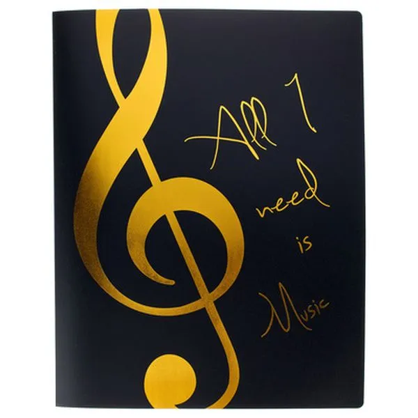 agifty Music Folder Gold Ring